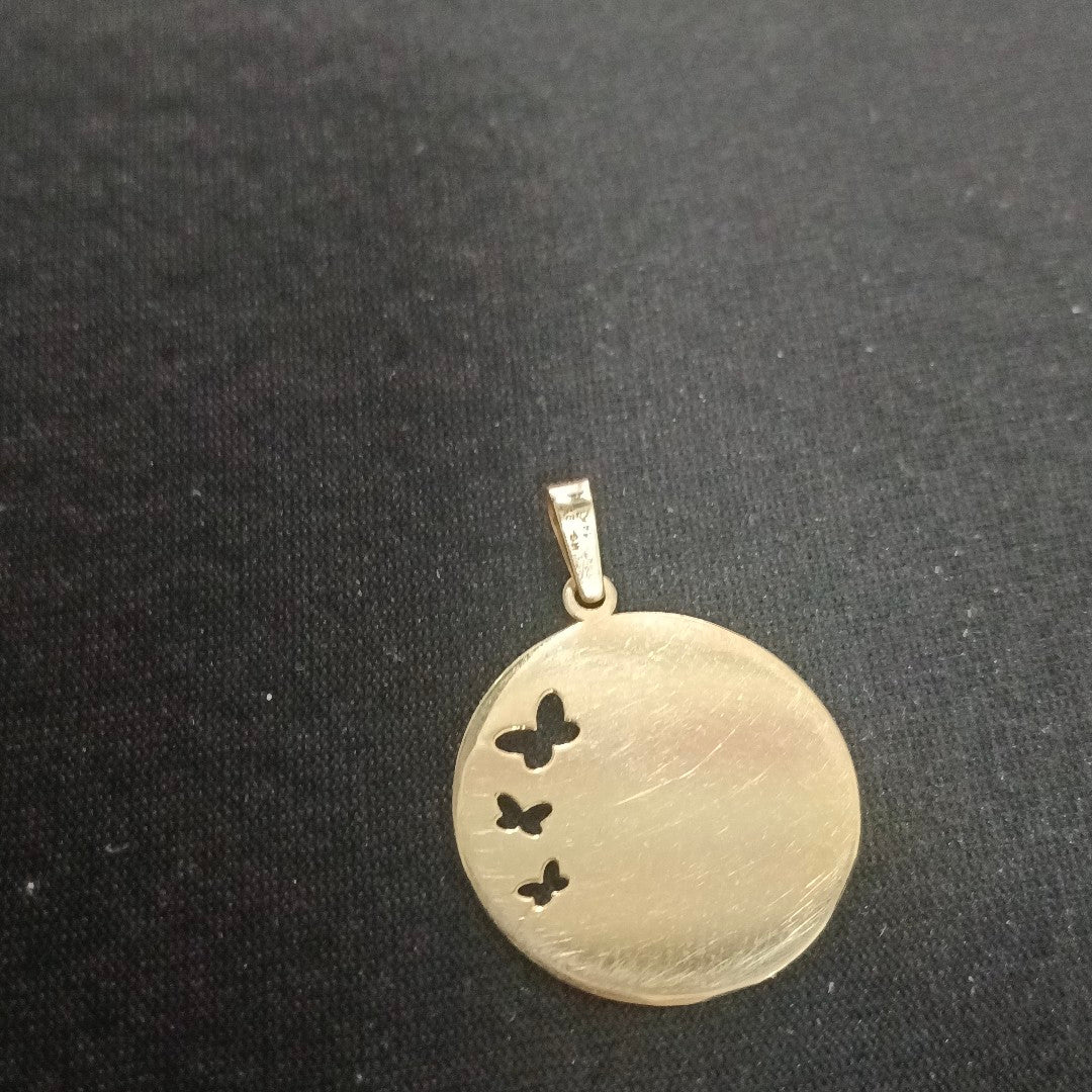 MEDALLA PERSONAL ORO 14 K 0.9 GRMS (SEMINUEVO)