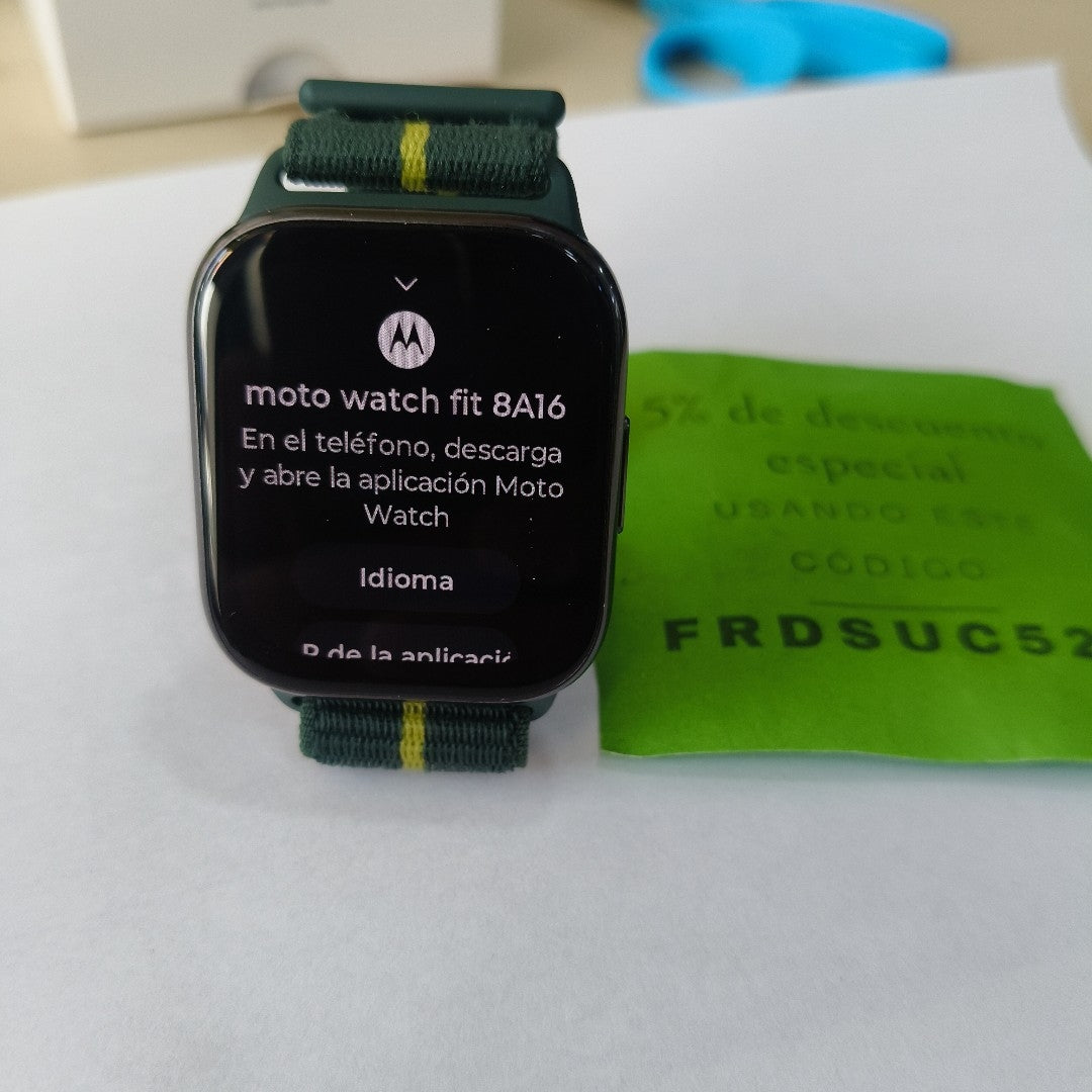 SMARTWATCH MOTOROLA MOTO WATCH FIT 49 MM BLUETOOTH (SEMINUEVO)