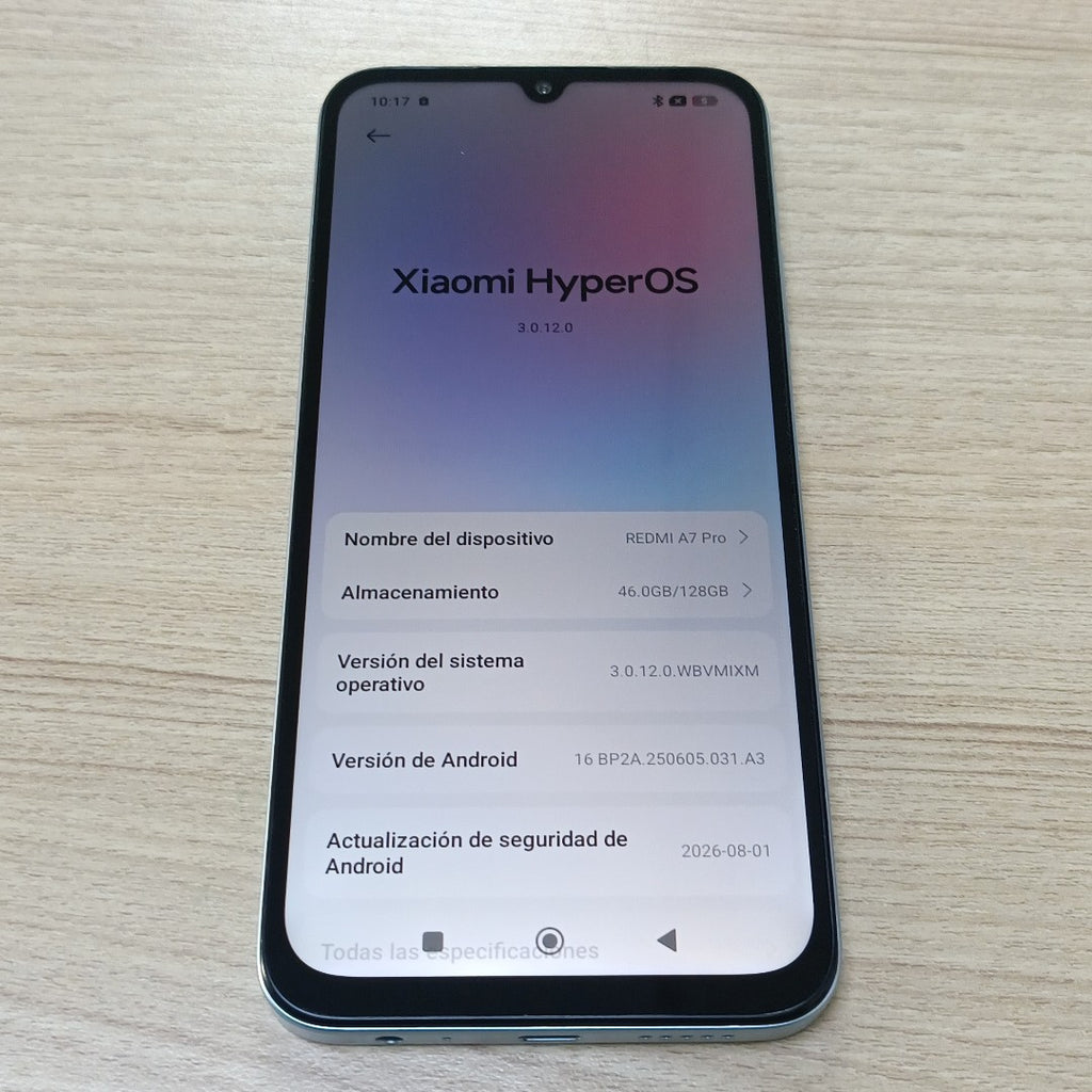 CELULAR XIAOMI REDMI A7 PRO 25128RN17L (2026) 128 GB 4 GB RAM (SEMINUEVO)