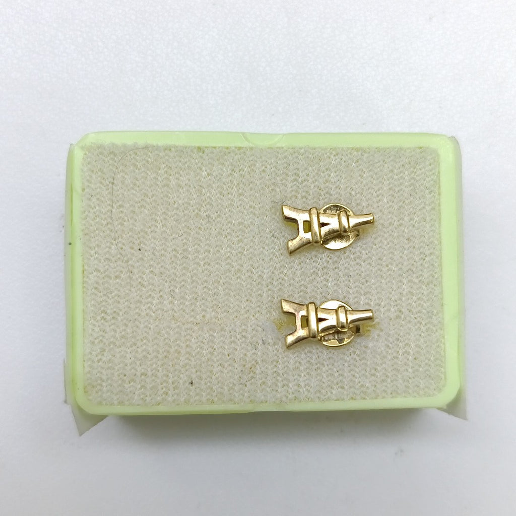 ARETES PAR ORO 10 K 1.1 GRMS (SEMINUEVO)