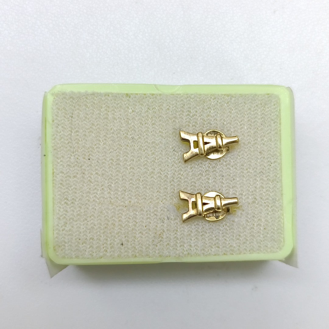 ARETES PAR ORO 10 K 1.1 GRMS (SEMINUEVO)