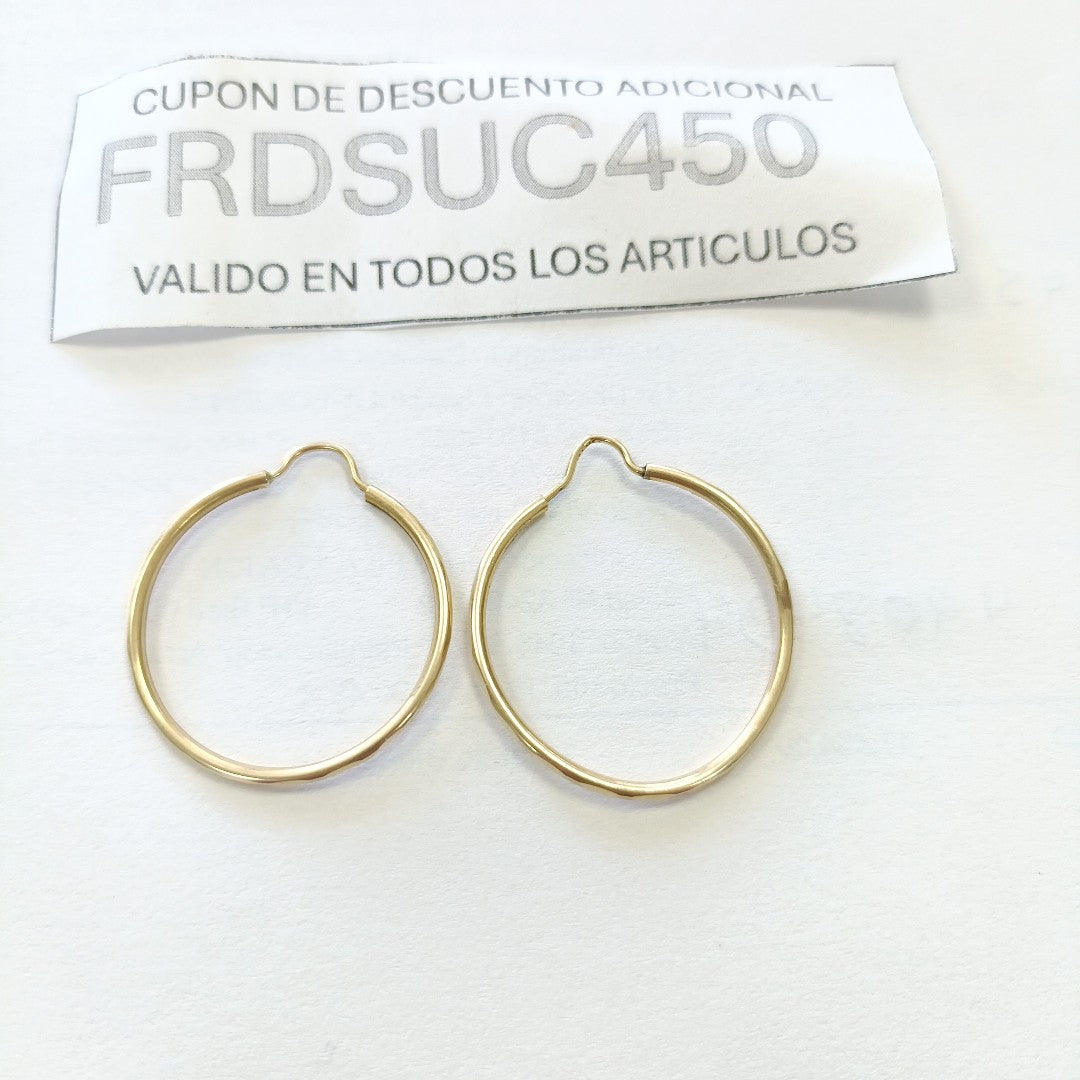 ARRACADAS PAR ORO 14 K 1,80 GRMS (SEMINUEVO)