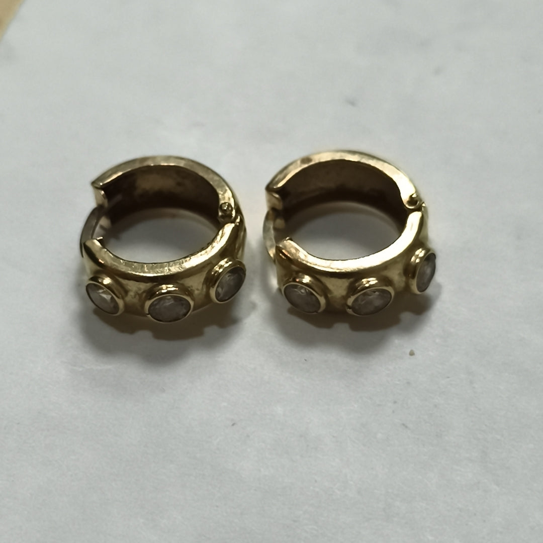 ARRACADAS PAR ORO 14 K 4 GRMS (SEMINUEVO)