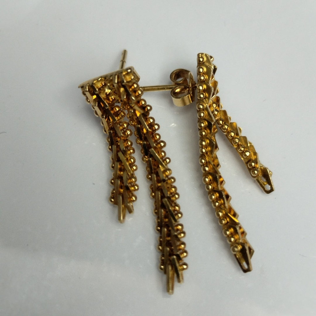 BROQUELES PAR ORO 18 K 5.9 GRMS (SEMINUEVO)