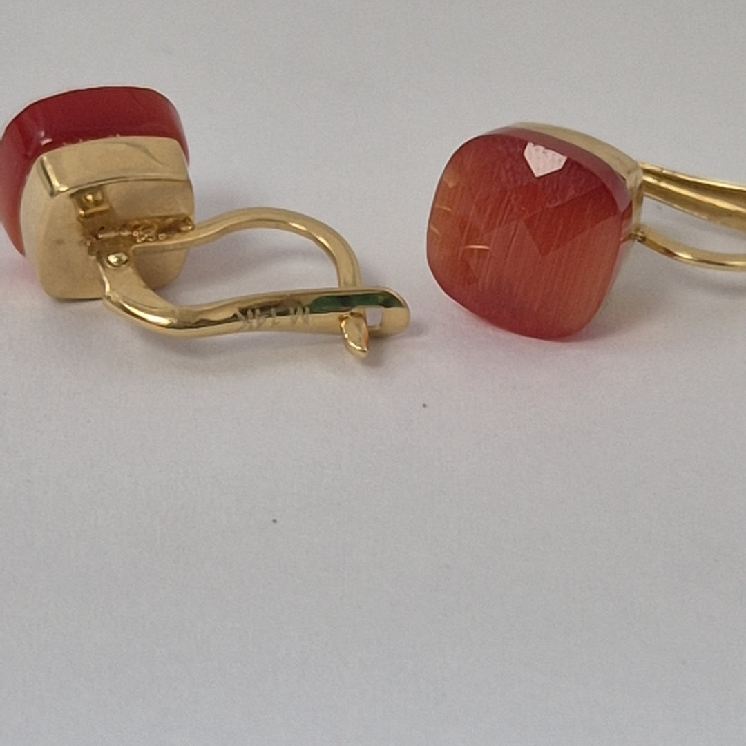 ARETES PAR ORO 14 K 4.8 GRMS (SEMINUEVO)