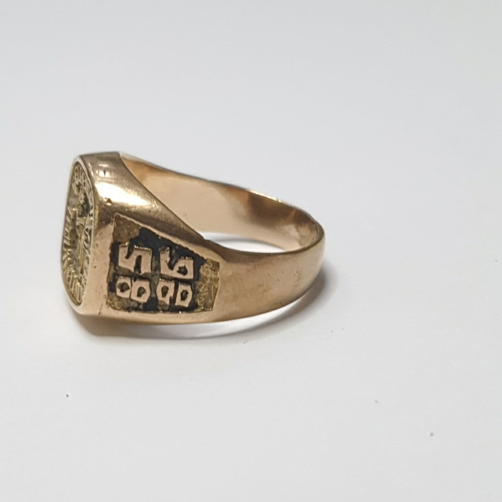 ANILLO DE GRADUACIÓN ORO 8 K 6.1 GRMS (SEMINUEVO)