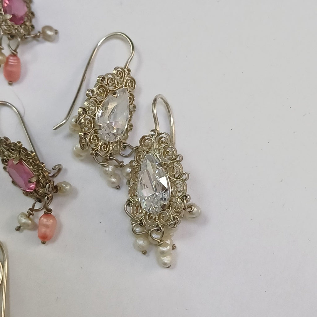 ARETES PAR PLATA 15,80 GRMS (SEMINUEVO)
