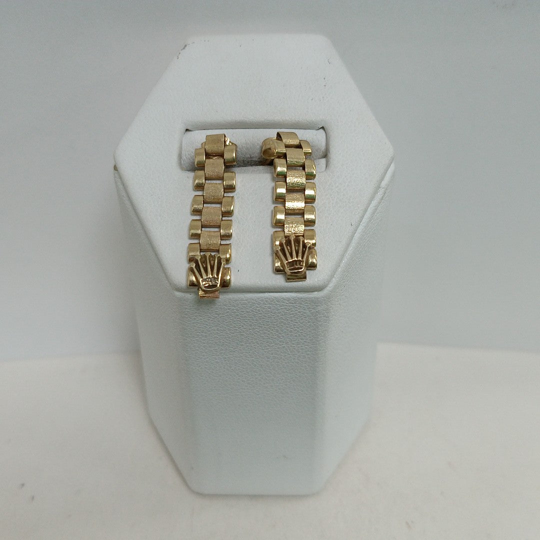 ARETES PAR ORO 14 K 3.1 GRMS (SEMINUEVO)