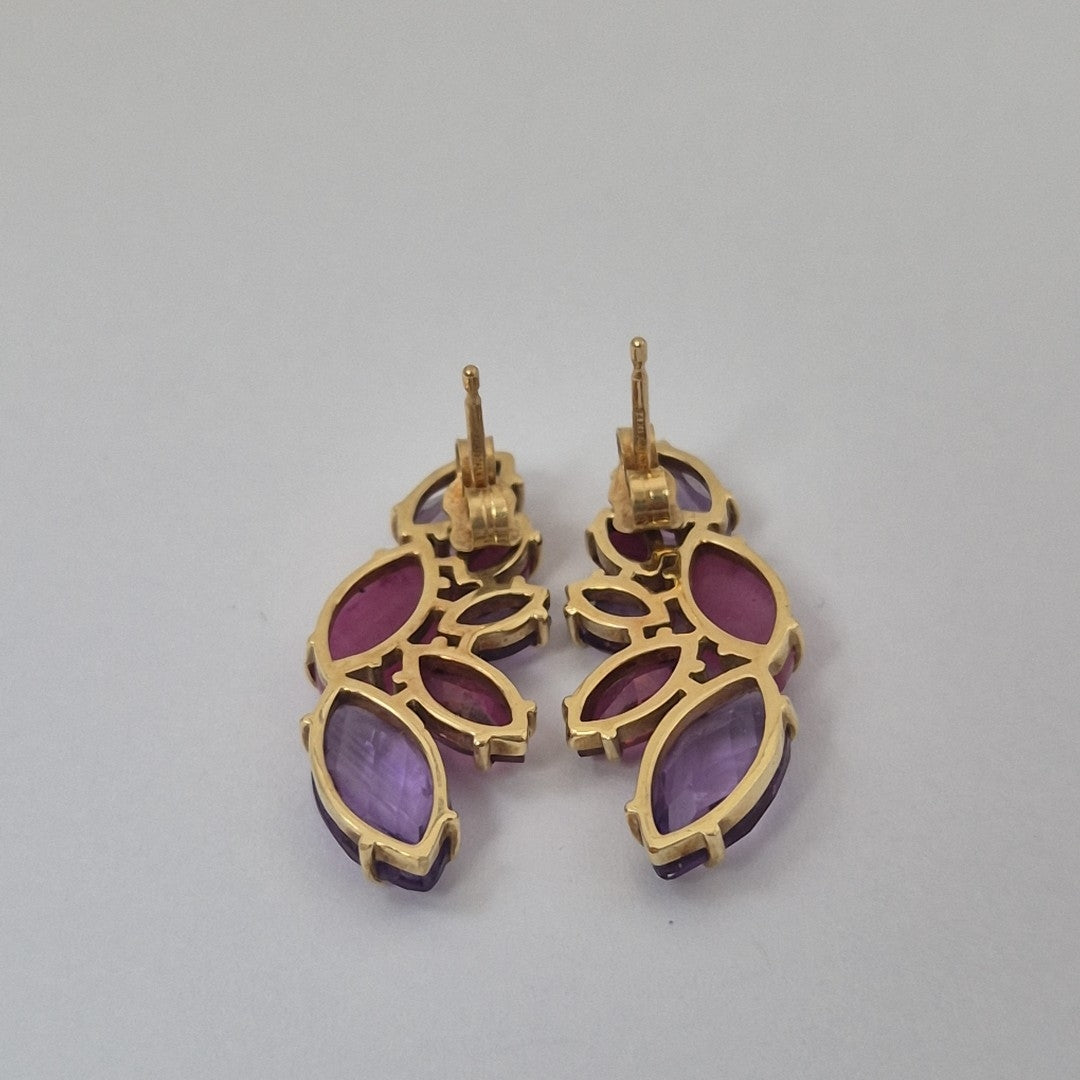 ARETES PAR ORO 14 K 5.7 GRMS (SEMINUEVO)