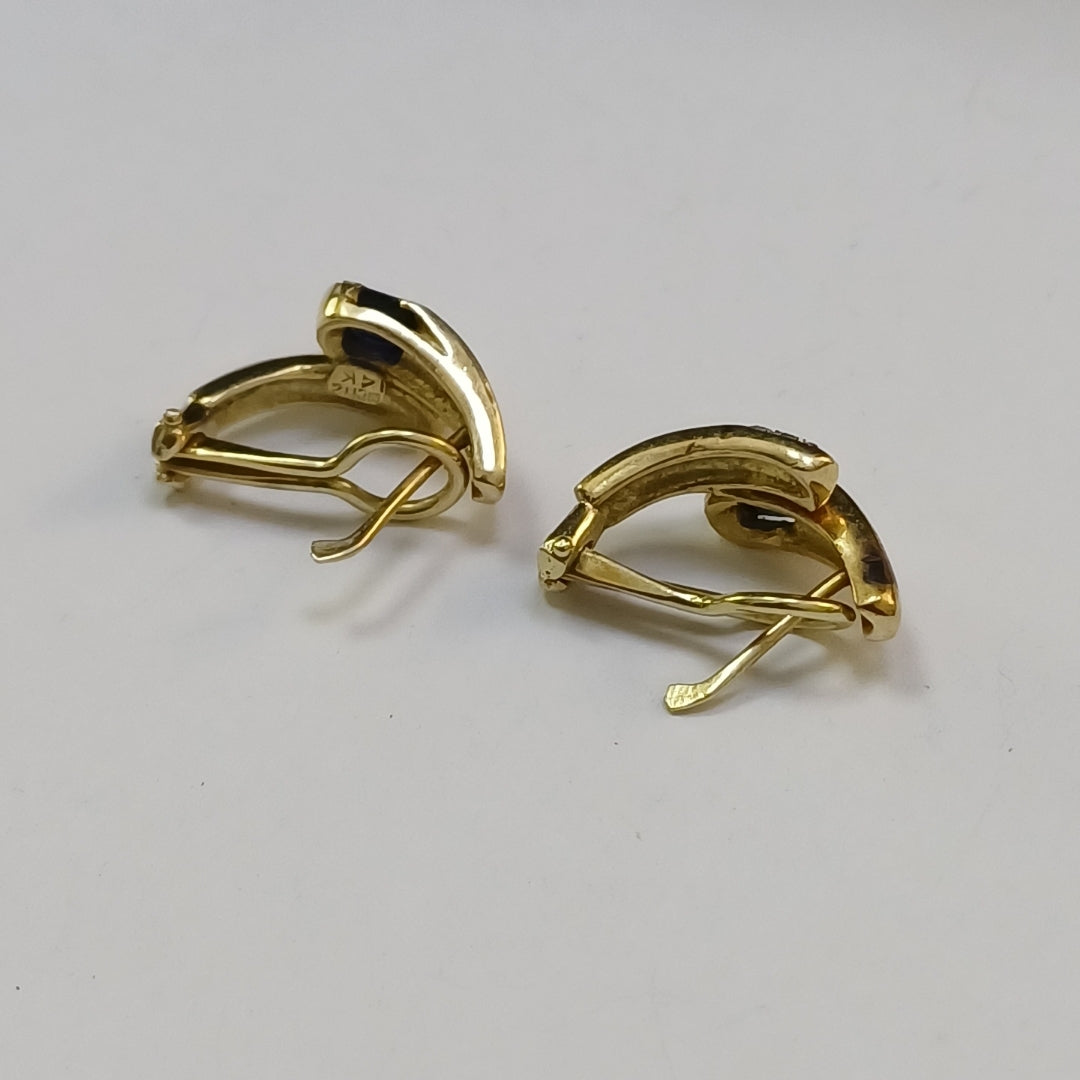 ARETES PAR ORO 14 K 8,80 GRMS (SEMINUEVO)