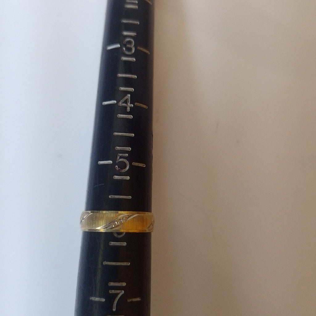 ARGOLLA ORO, RODIADO 14 K 1.1 GRMS (SEMINUEVO)