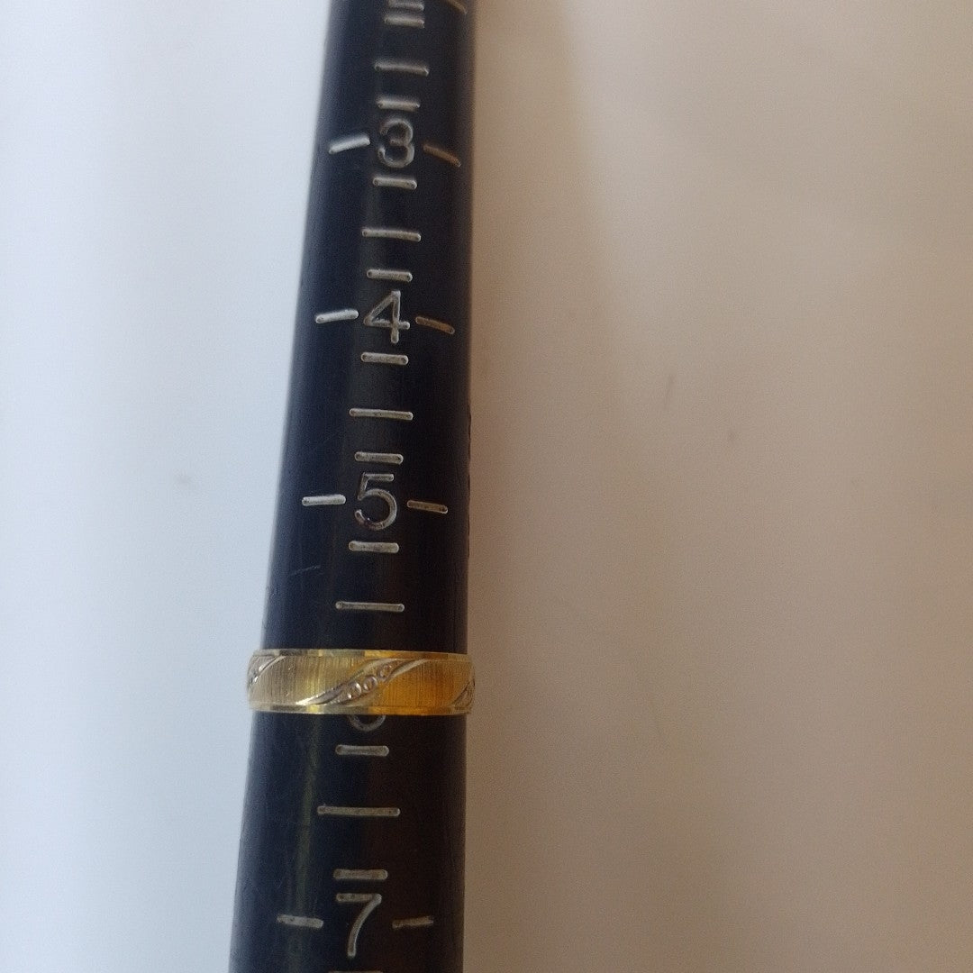 ARGOLLA ORO, RODIADO 14 K 1.1 GRMS (SEMINUEVO)