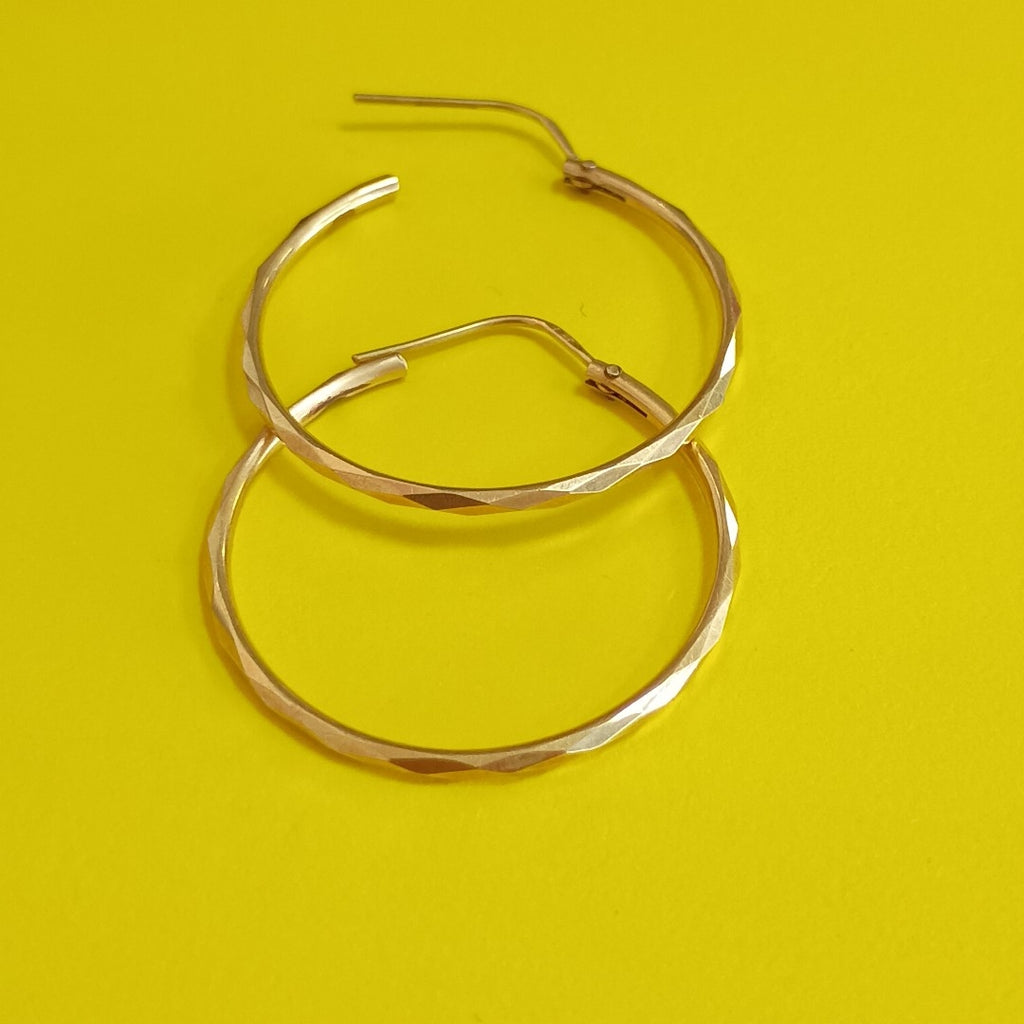 ARRACADAS PAR ORO 14 K 1.7 GRMS (SEMINUEVO)