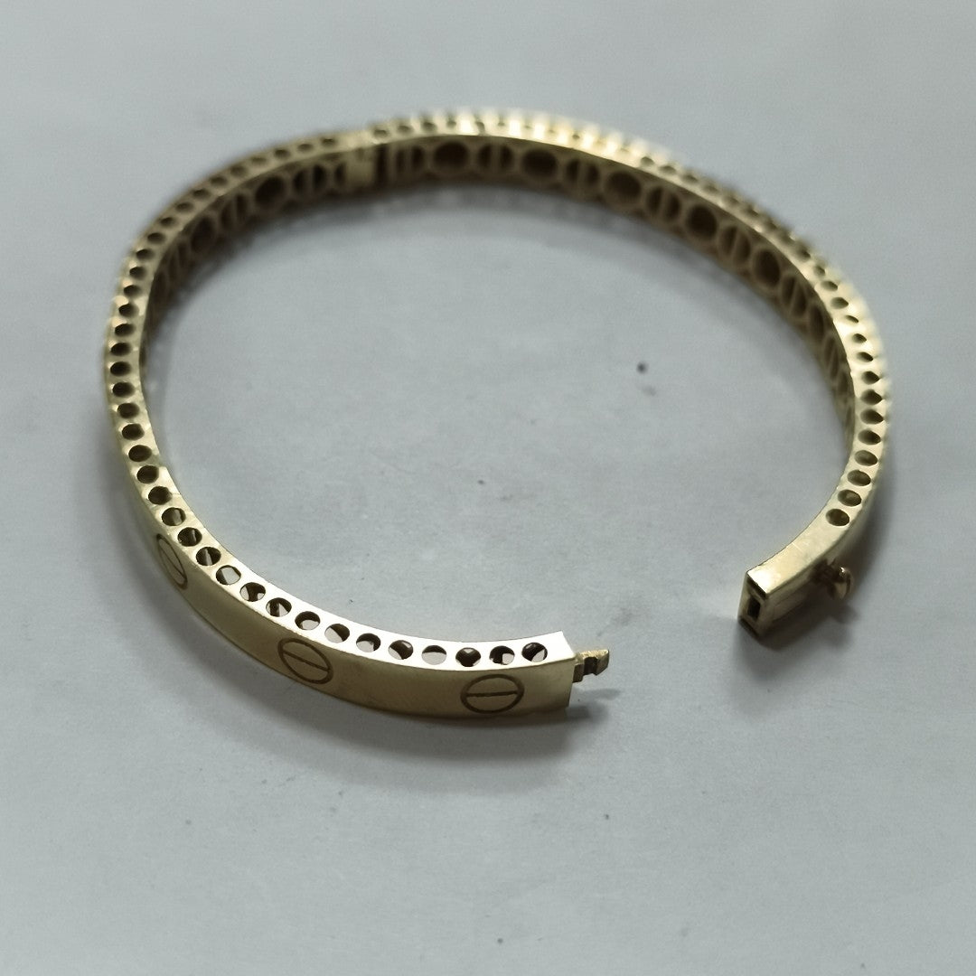 PULSERA RIGIDA ORO 10 K 9,70 GRMS (SEMINUEVO)