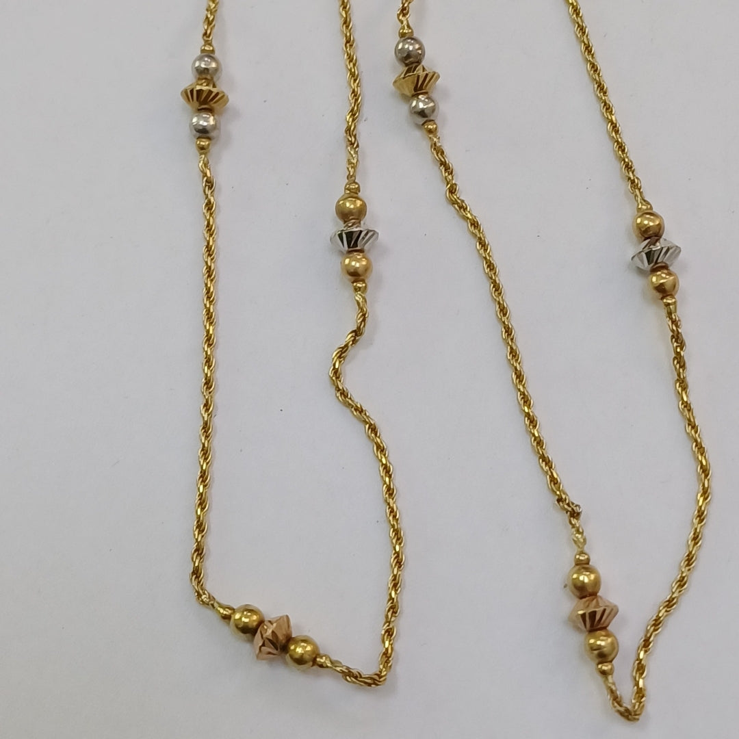 GARGANTILLA ORO 14 K 6,90 GRMS (SEMINUEVO)