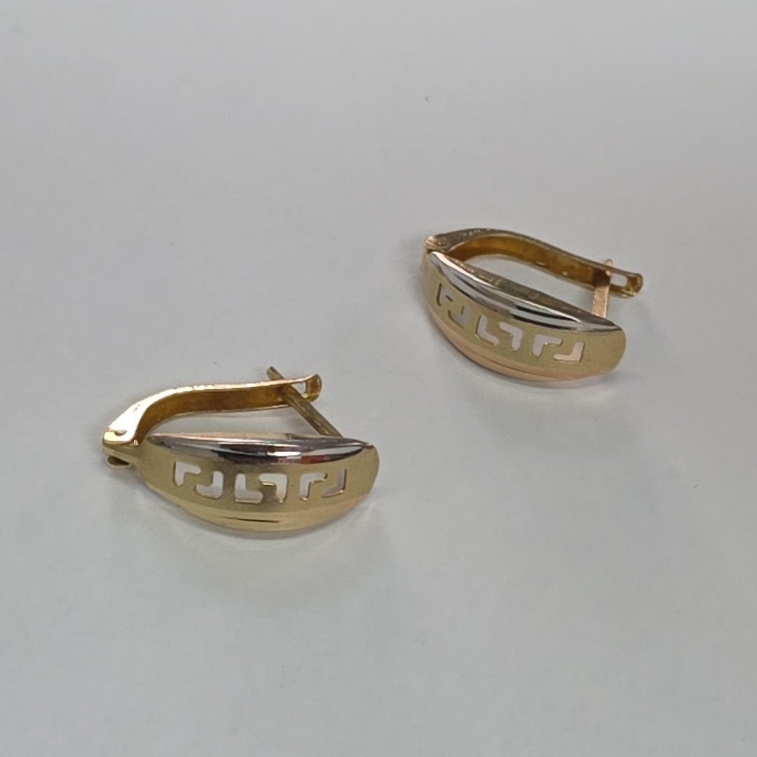 ARETES PAR ORO 10 K 1,50 GRMS (SEMINUEVO)