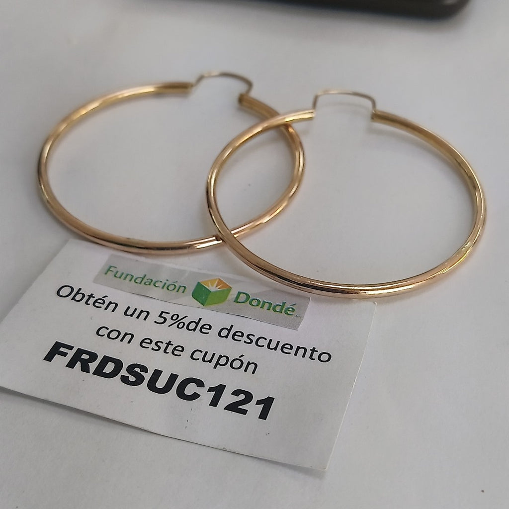 ARRACADAS PAR ORO 8 K 5,20 GRMS (SEMINUEVO)
