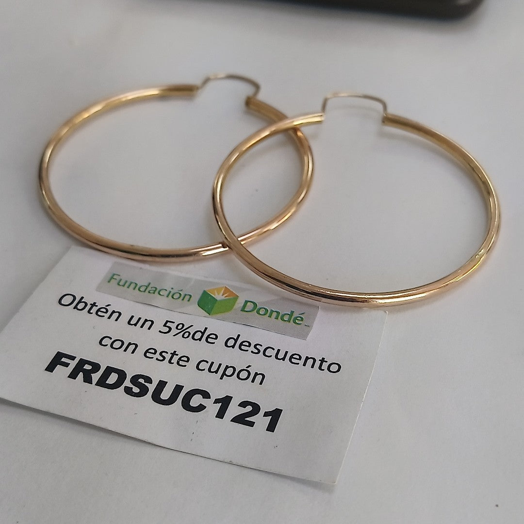 ARRACADAS PAR ORO 8 K 5,20 GRMS (SEMINUEVO)