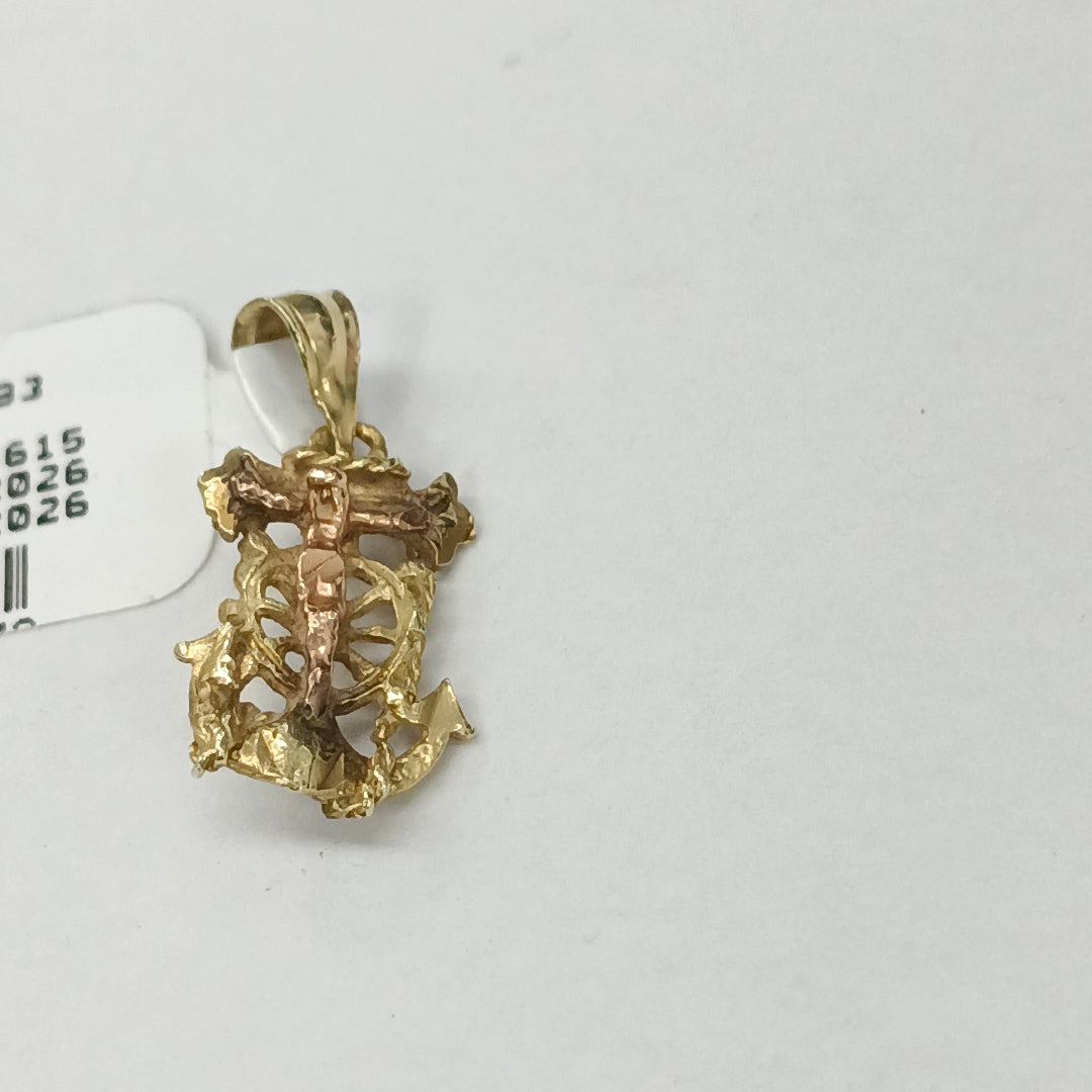 MEDALLA RELIGIOSA ORO 14 K 1.4 GRMS (SEMINUEVO)