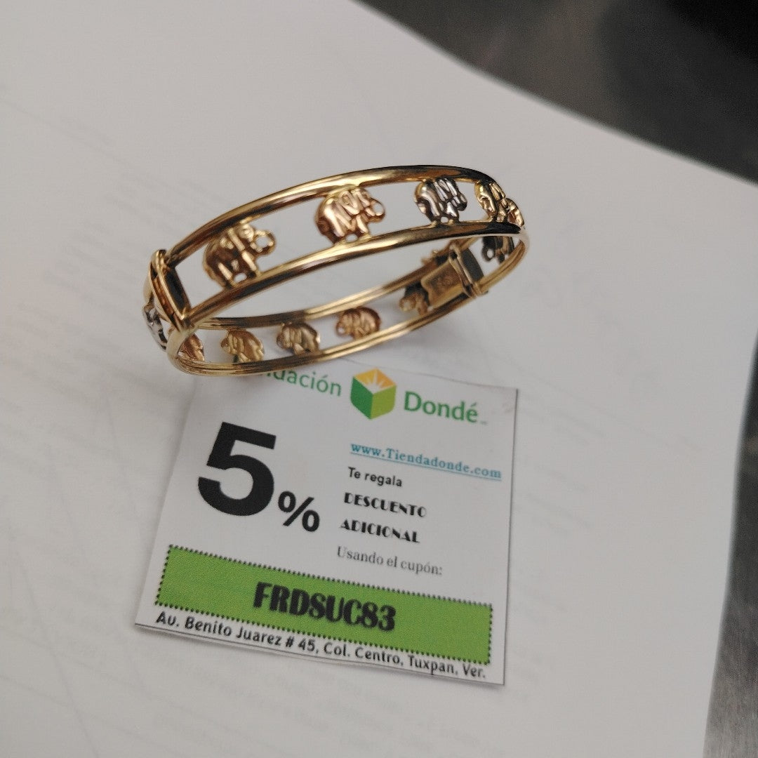 BRAZALETE ORO,RODIADO 14 K 11,40 GRMS (SEMINUEVO)