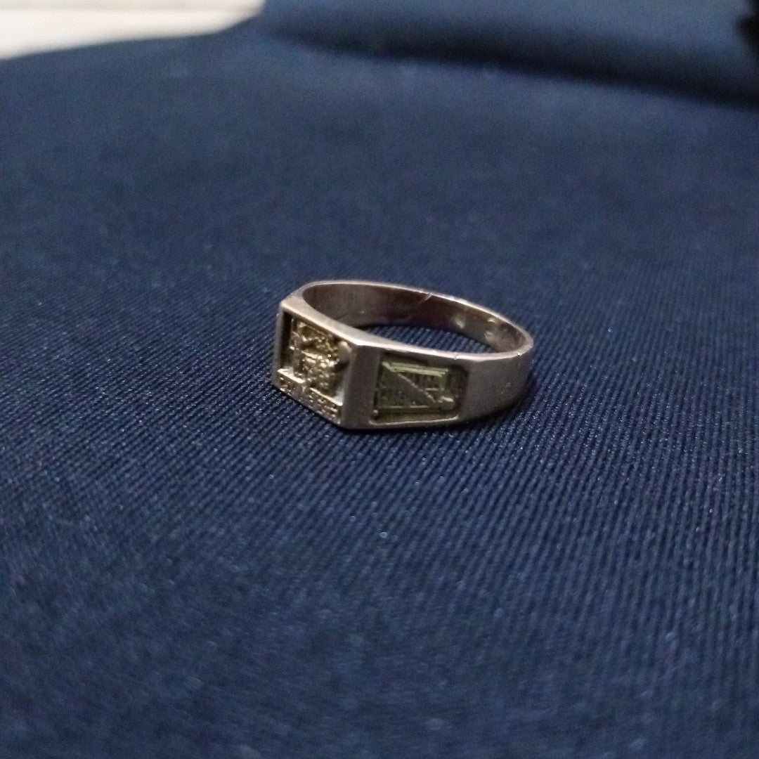 ANILLO DE GRADUACIÓN ORO 10 K 2,60 GRMS (SEMINUEVO)