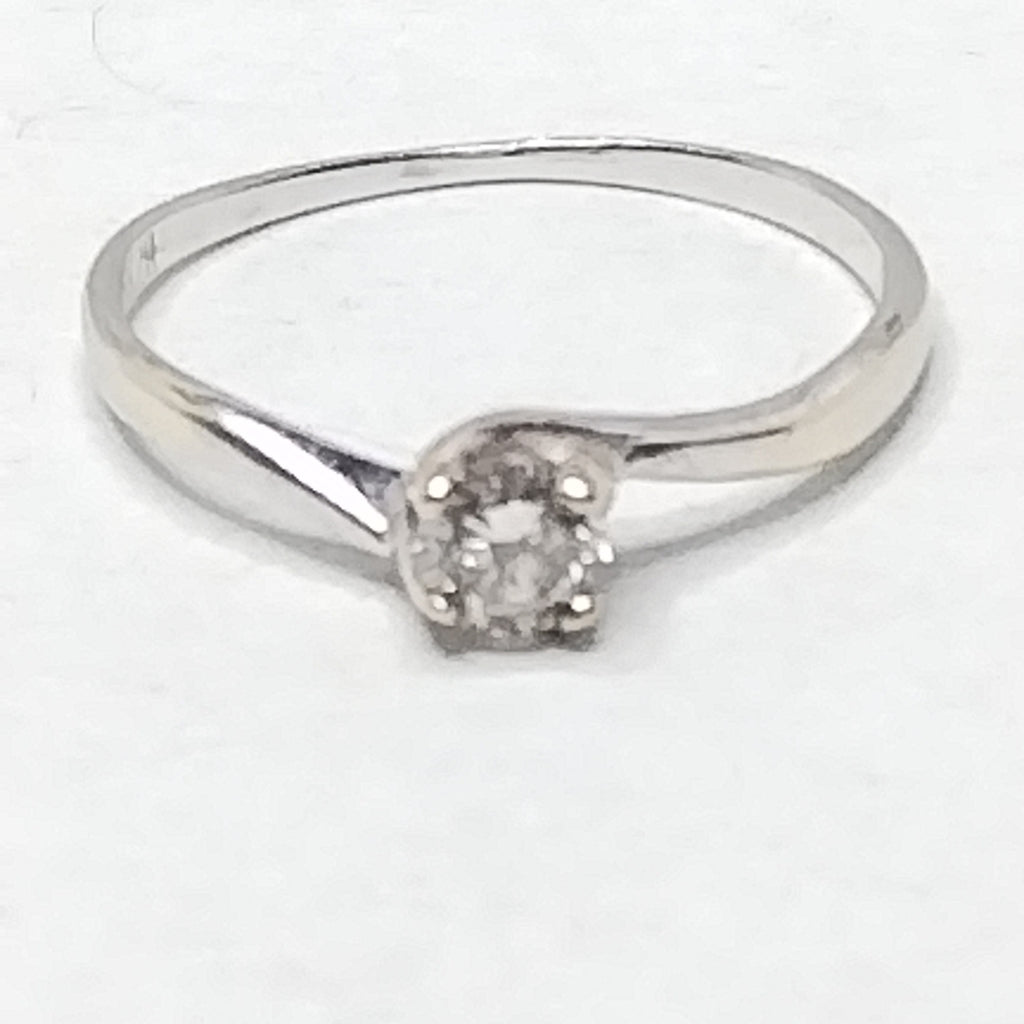 ANILLITO ORO BLANCO 14 K 1.1 GRMS (SEMINUEVO)