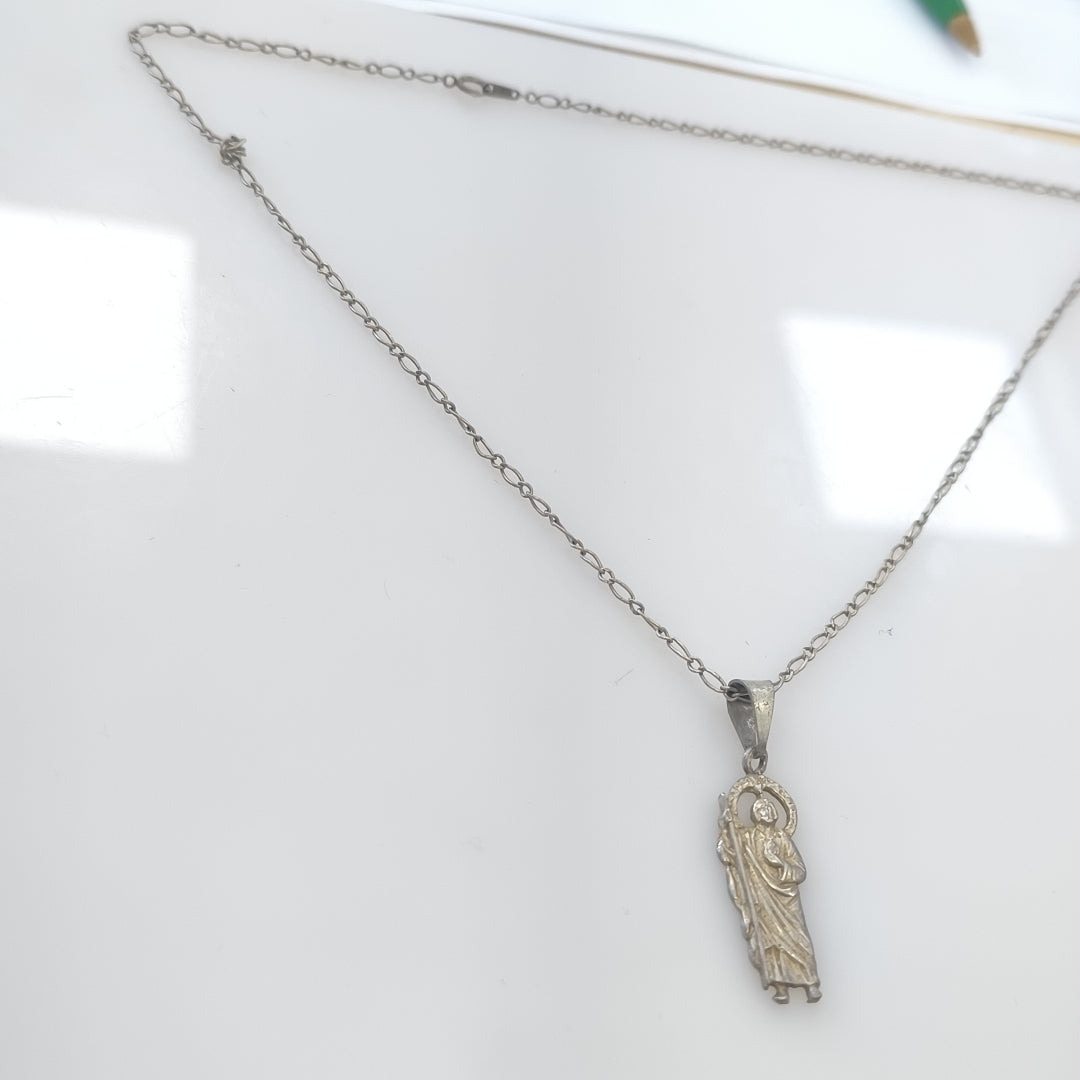 CADENA, DIJE PLATA 5.5 GRMS (SEMINUEVO)