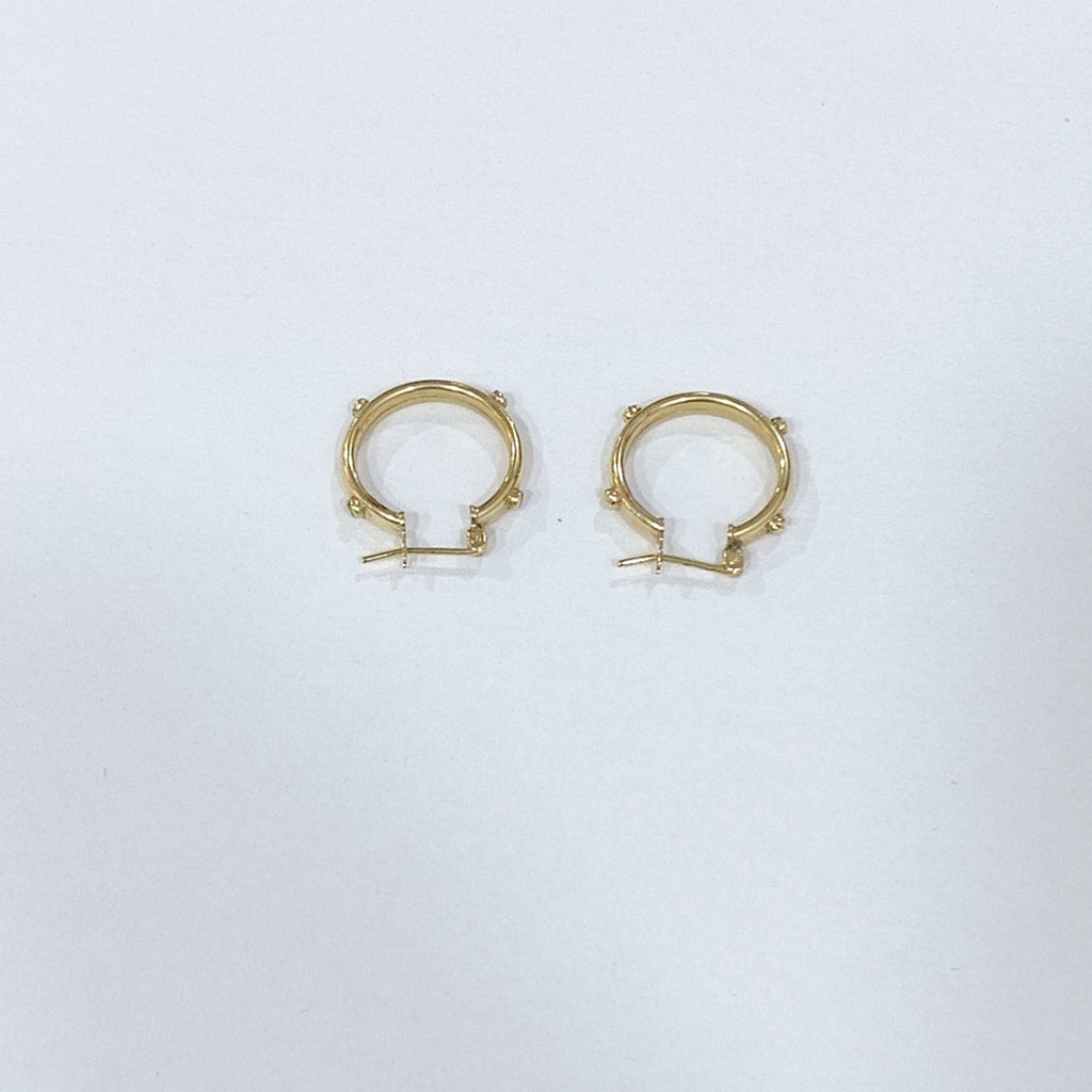 ARRACADAS PAR ORO 14 K 3.1 GRMS (SEMINUEVO)