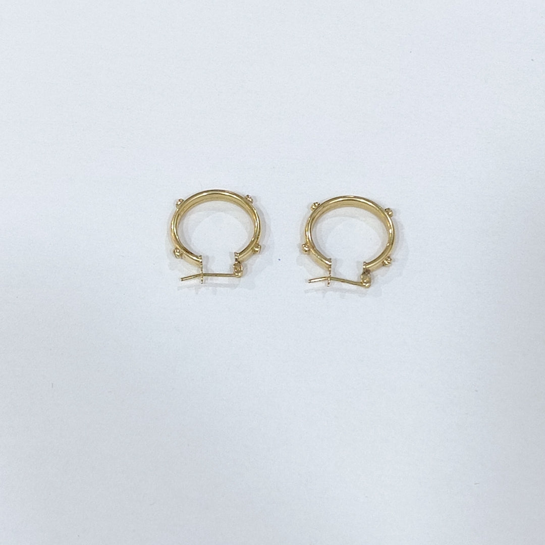ARRACADAS PAR ORO 14 K 3.1 GRMS (SEMINUEVO)