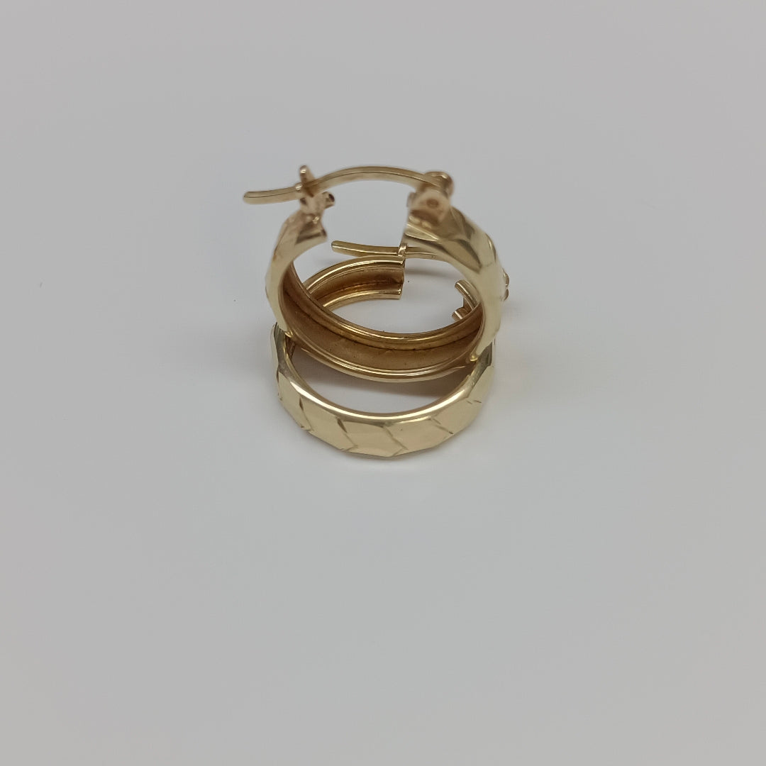 ARRACADAS PAR ORO 14 K 1,90 GRMS (SEMINUEVO)
