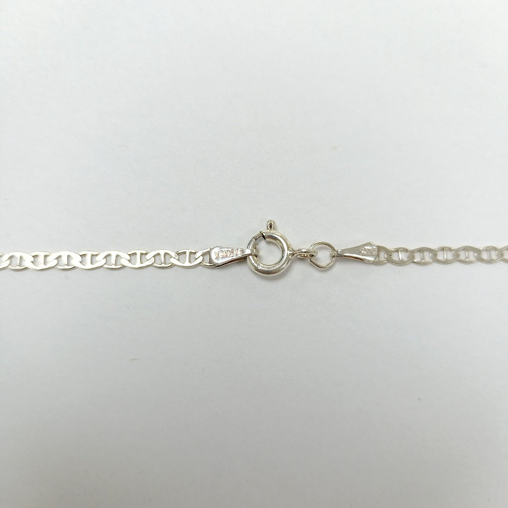 CADENA TEJIDO GUCHI PLATA .925 55 CM 3.6 GR (NUEVO)