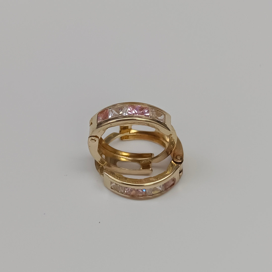 ARRACADAS PAR ORO 14 K 1,20 GRMS (SEMINUEVO)