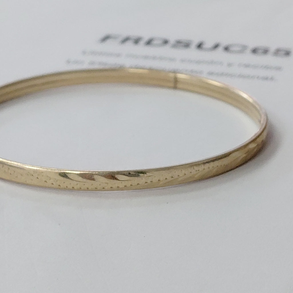 PULSERA RIGIDA ORO 10 K 5 GRMS (SEMINUEVO)