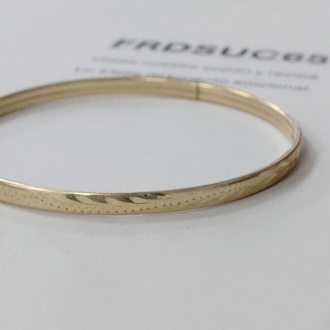 PULSERA RIGIDA ORO 10 K 5 GRMS (SEMINUEVO)