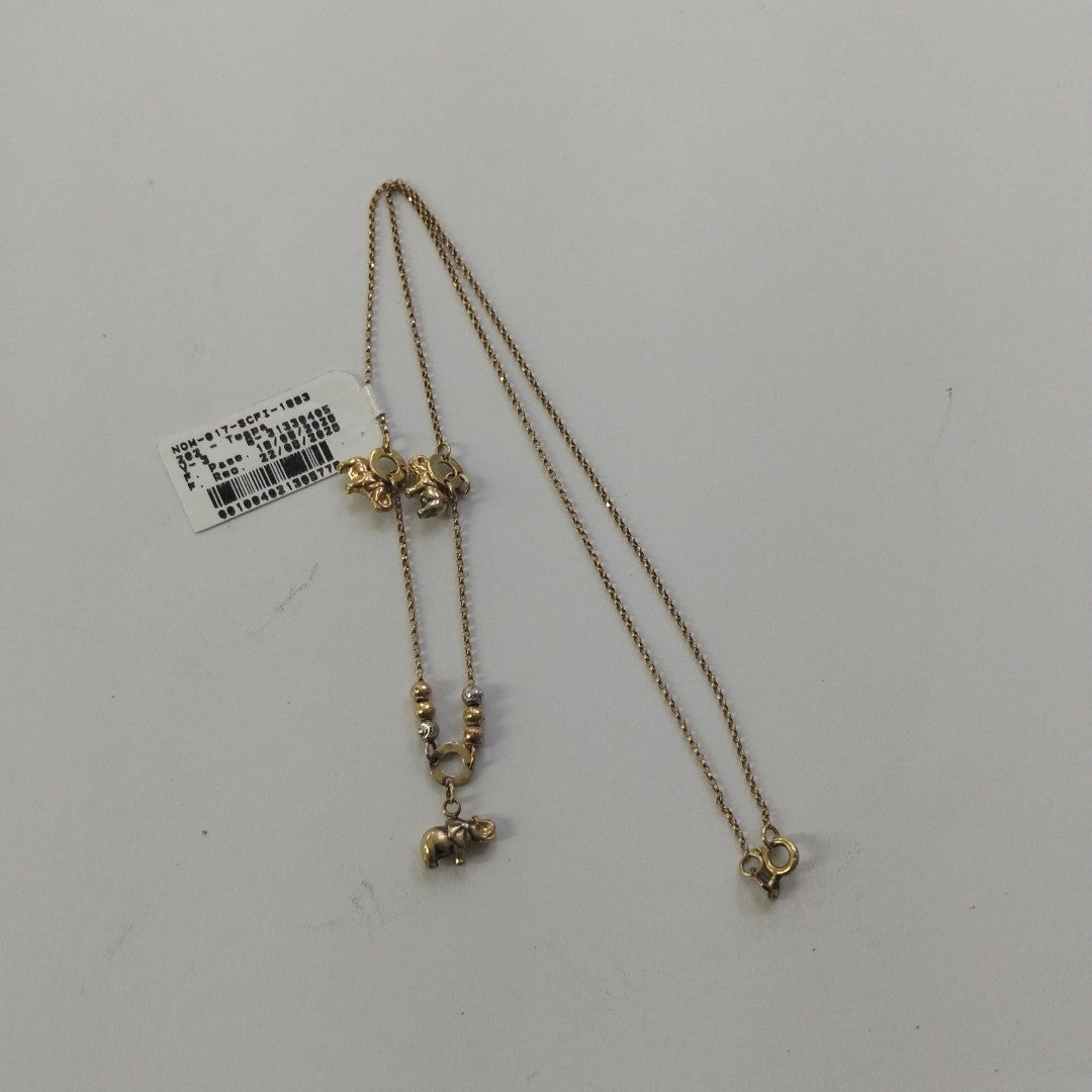 CADENA ORO COMBINADO 14 K 3.4 GRMS (SEMINUEVO)