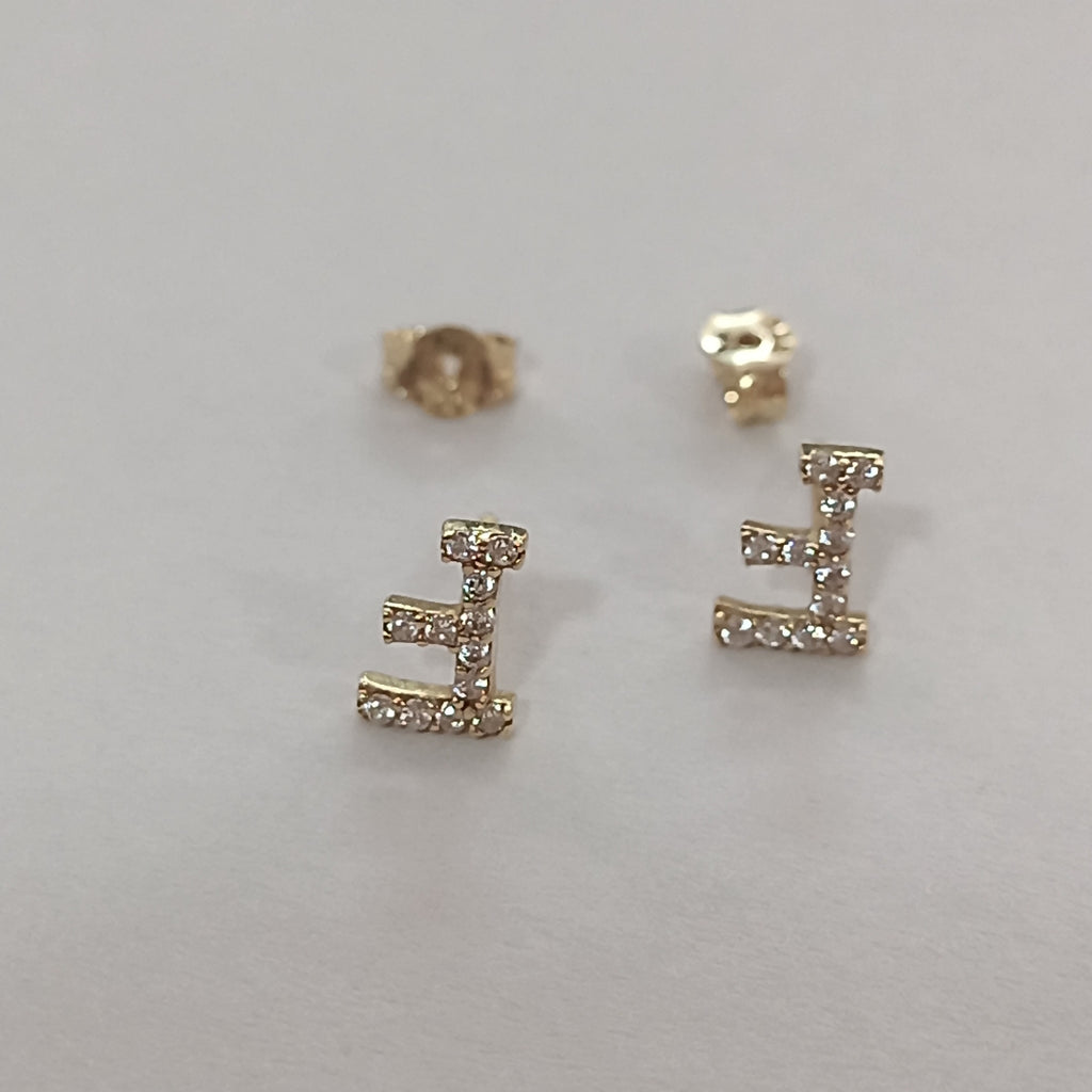 ARETES PAR ORO 14 K 0.8 GRMS (SEMINUEVO)