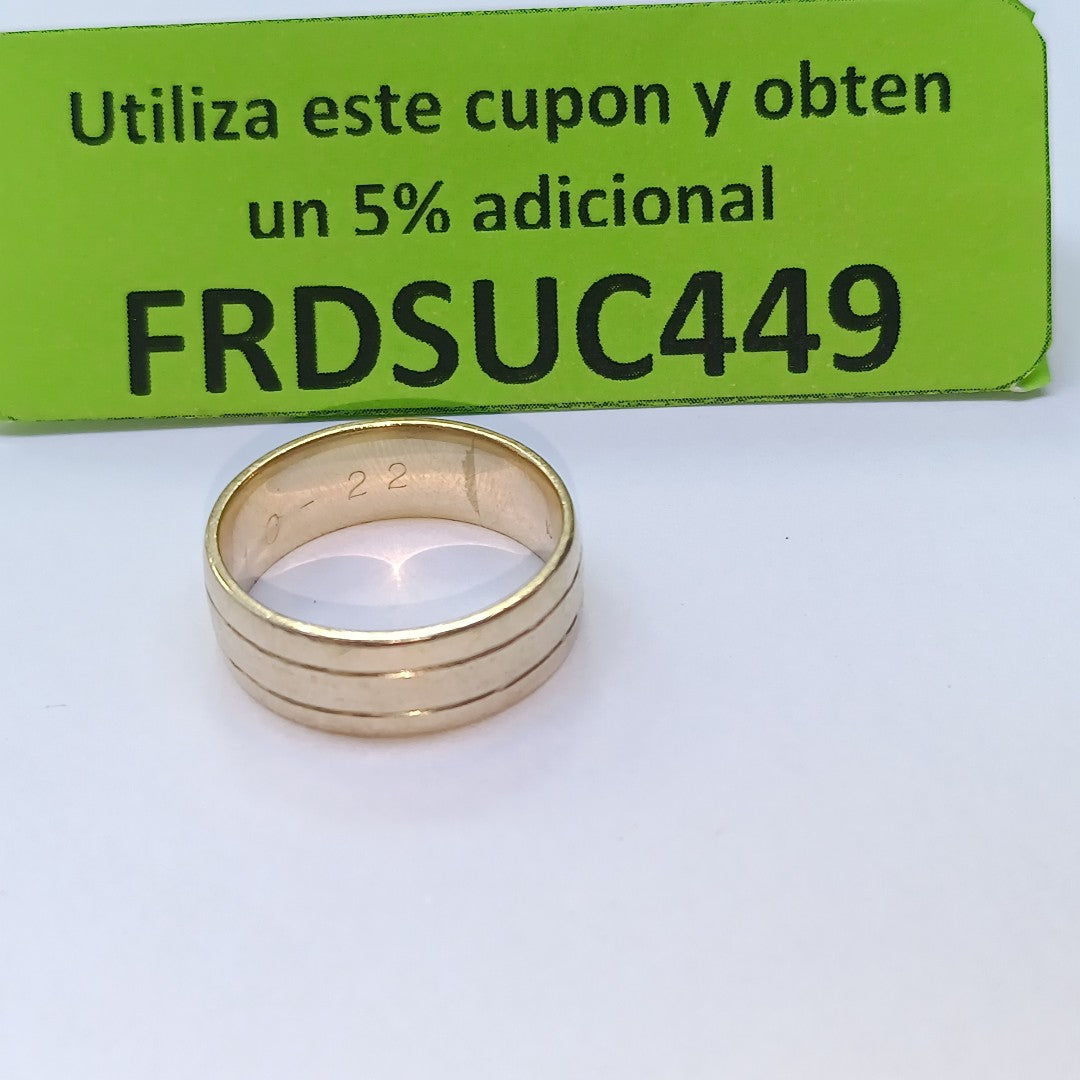 ARGOLLA ORO 10 K 8.3 GRMS (SEMINUEVO)