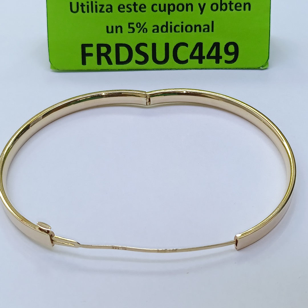 PULSERA RIGIDA ORO 14 K 6,10 GRMS (SEMINUEVO)