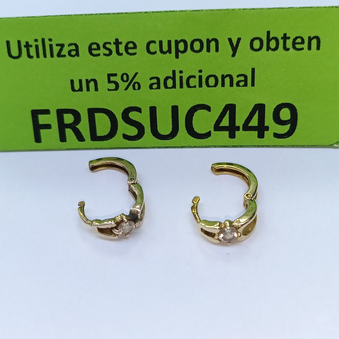 ARRACADAS PAR ORO 10 K 2,30 GRMS (SEMINUEVO)