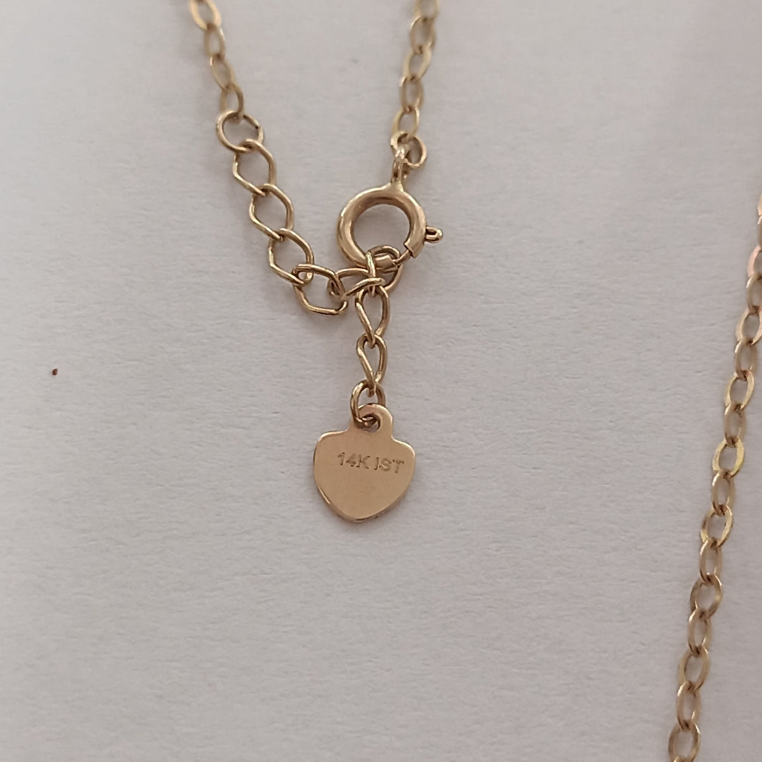 GARGANTILLA ORO 14 K 2.3 GRMS (SEMINUEVO)