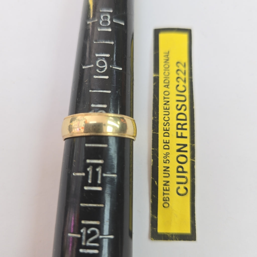 ARGOLLA ORO 10 K 2.2 GRMS (SEMINUEVO)