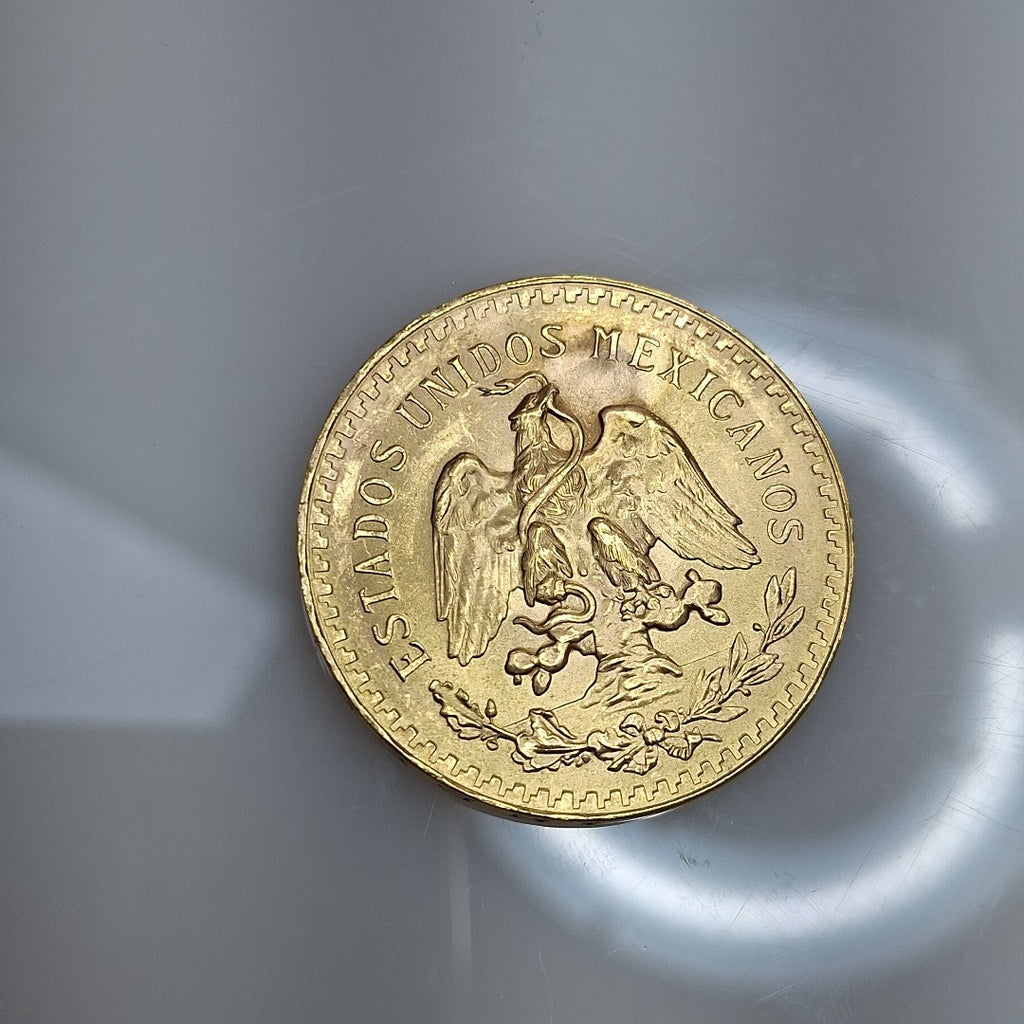 K1 41,60 GRMS 21 K IDENTIFICACIÓN MONEDA NOMINATIVA MONEDAS PESOS 50 PESOS (SEMINUEVO)