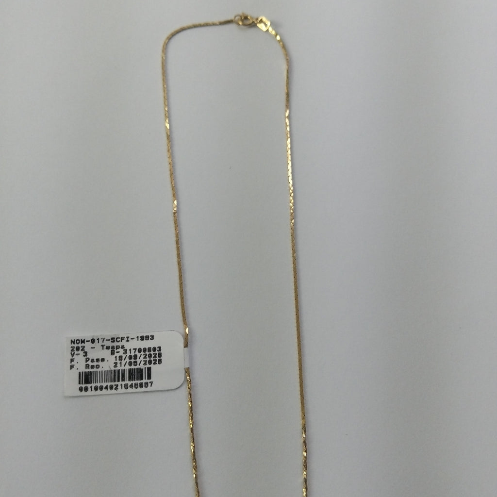 GARGANTILLA ORO 14 K 2,40 GRMS (SEMINUEVO)