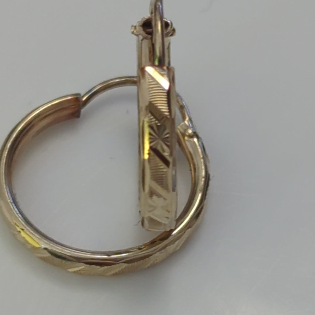 ARRACADAS PAR ORO 10 K 1,10 GRMS (SEMINUEVO)