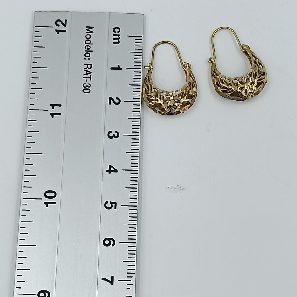 ARETES PAR ORO 8 K 1.9 GRMS (SEMINUEVO)