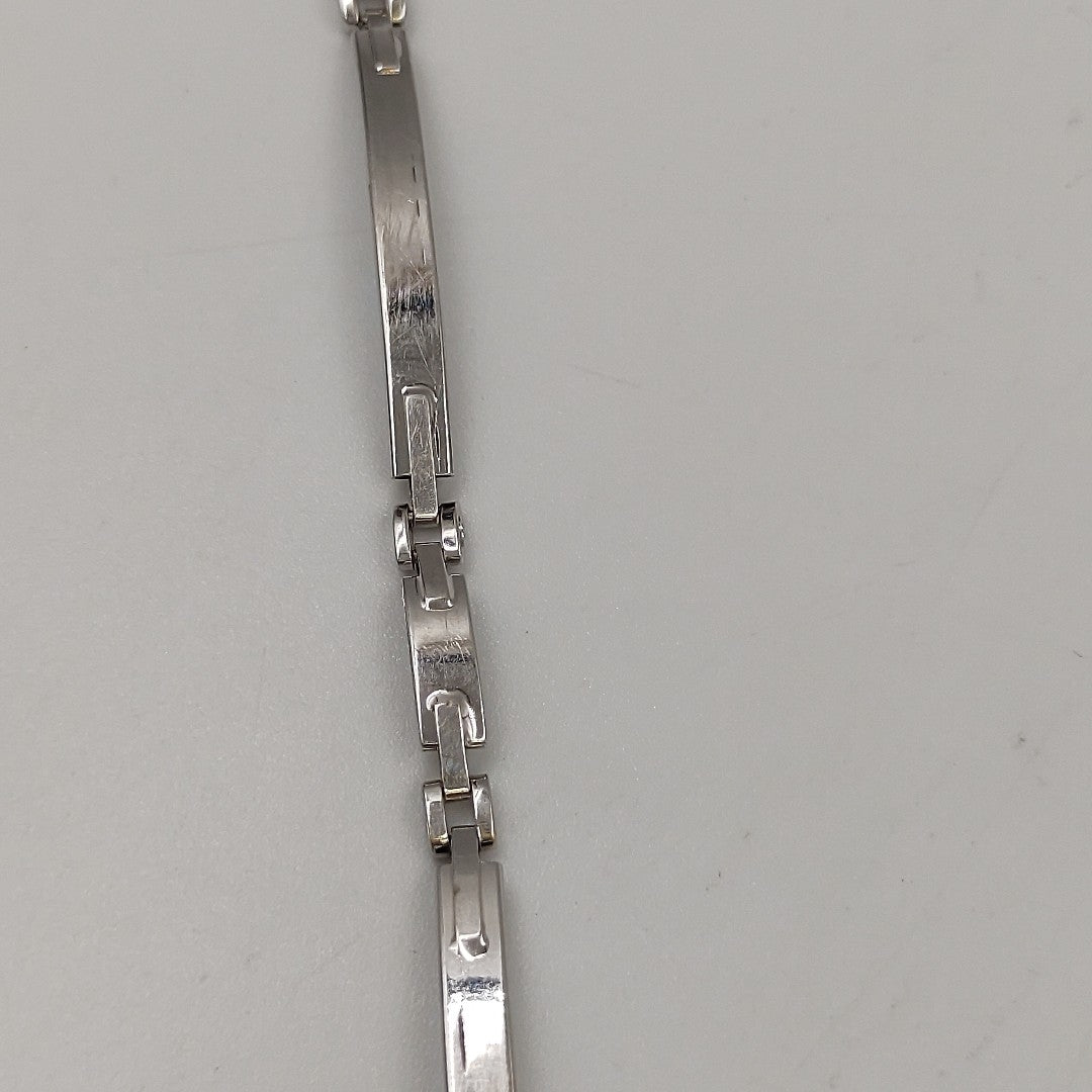PULSERA ORO BLANCO 14 K 5,40 GRMS (SEMINUEVO)