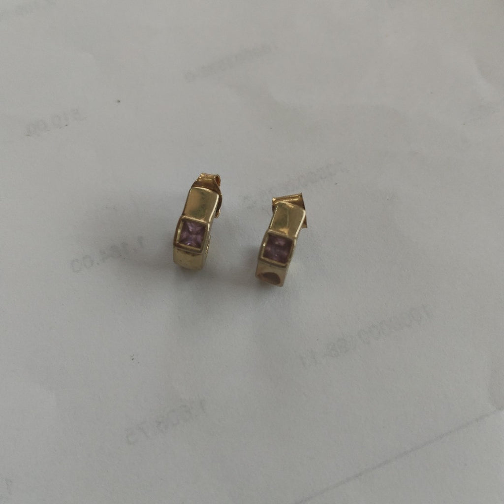 ARETES PAR ORO 14 K 2,30 GRMS (SEMINUEVO)