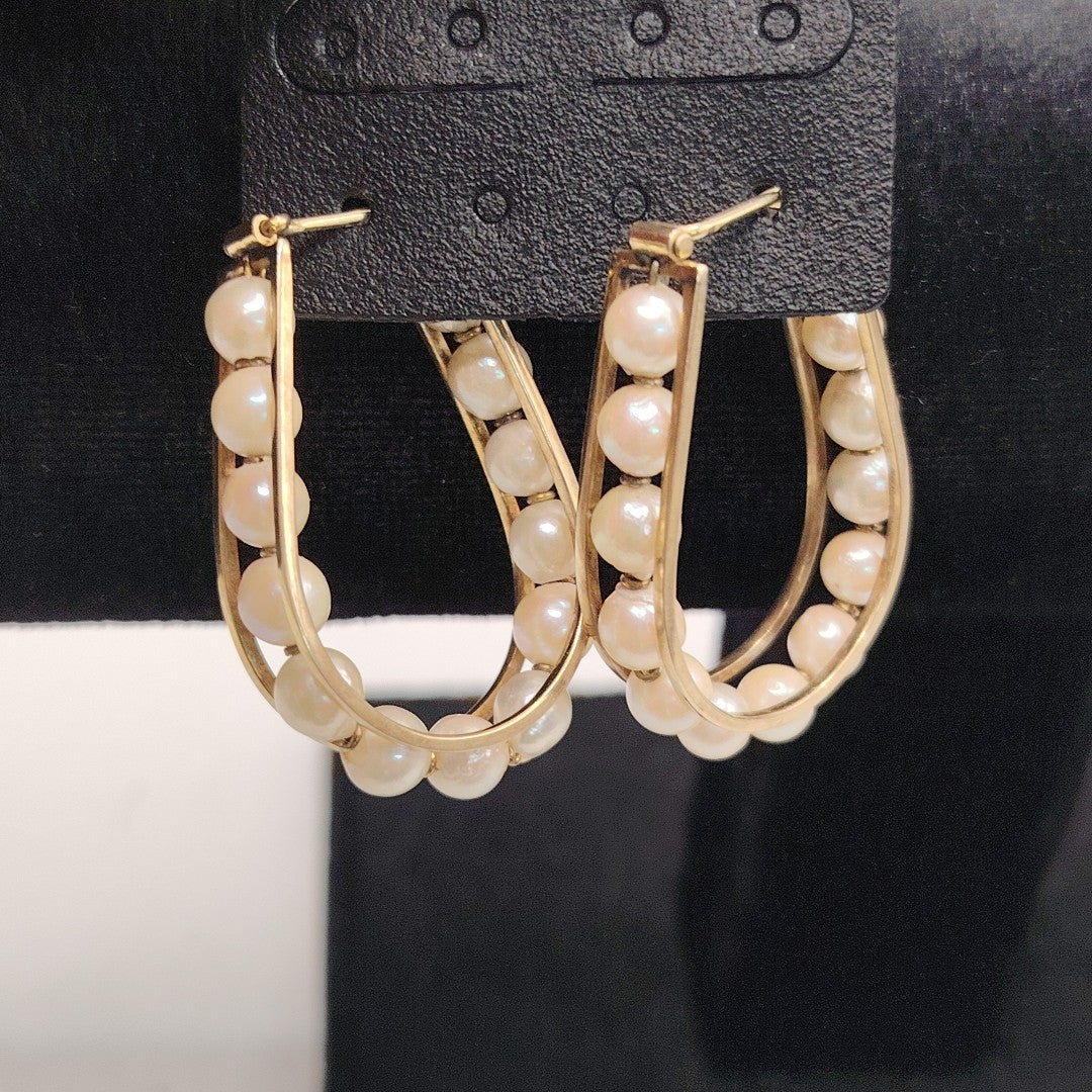 ARETES PAR ORO 10 K 11.2 GRMS (SEMINUEVO)