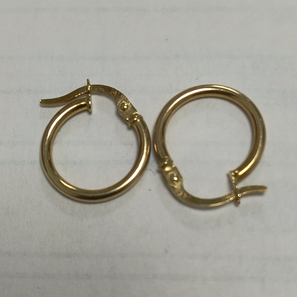 ARRACADAS PAR ORO 14 K 0,60 GRMS (SEMINUEVO)