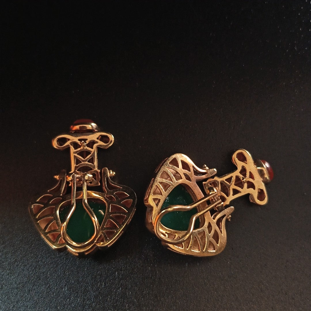 ARETES PAR ORO 14 K 27.2 GRMS (SEMINUEVO)